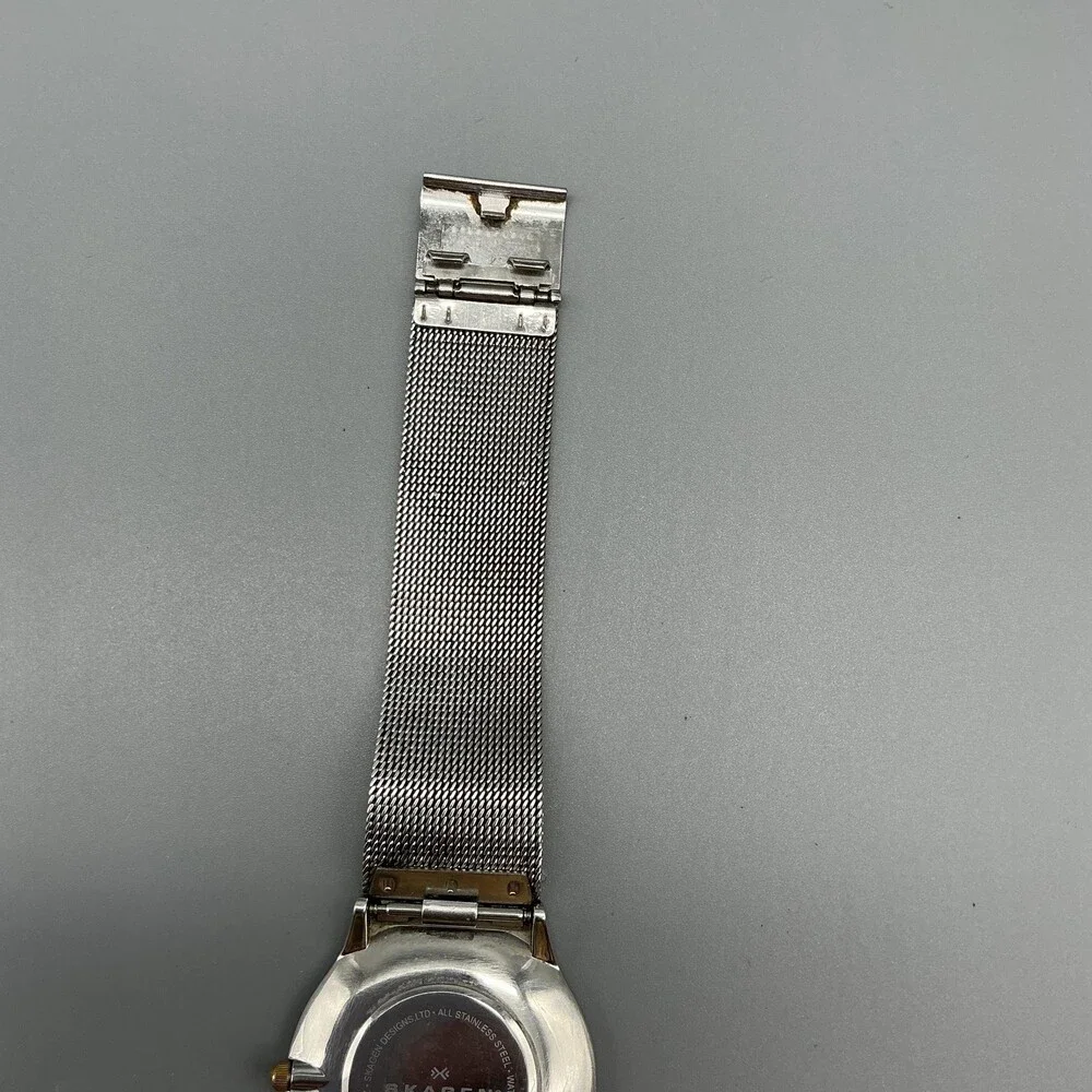 Skagen Mens Watch 34mm Silver Tone Mesh Stainless Denmark 233LSC New Battery